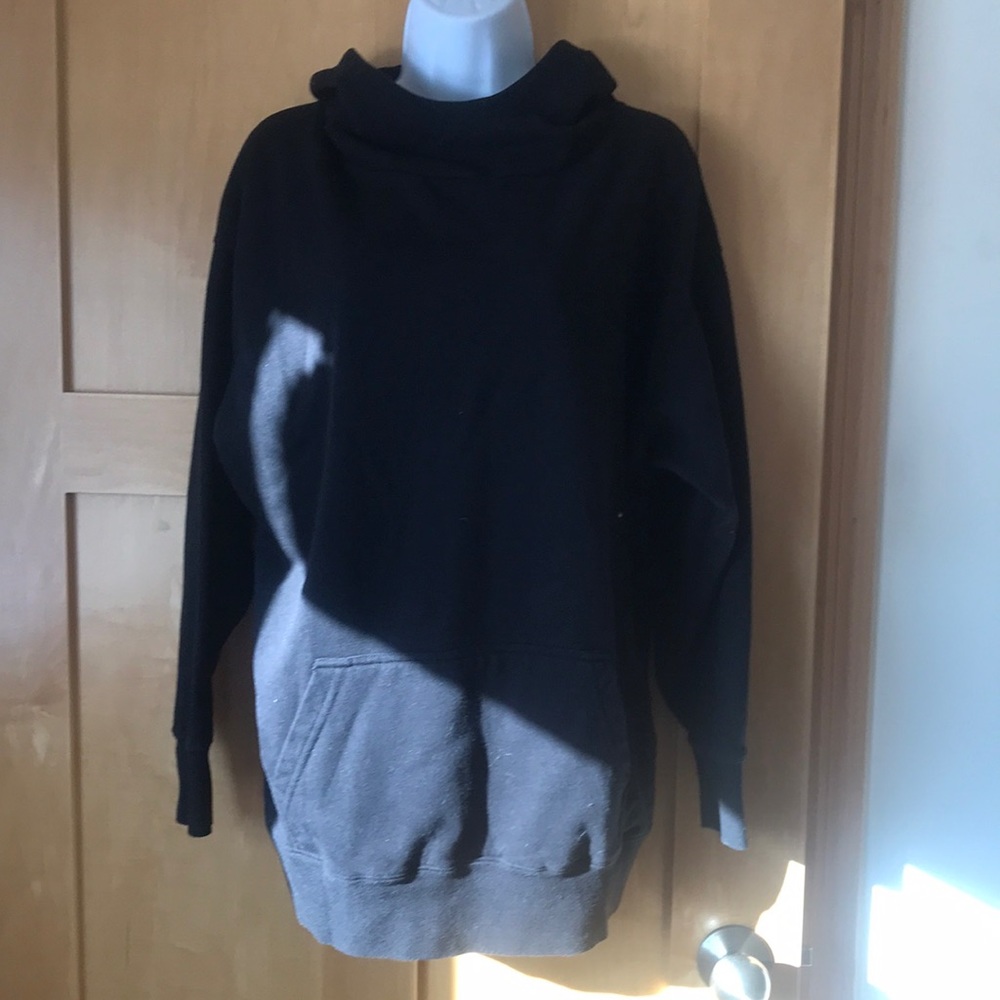 Size S basic black hoodie